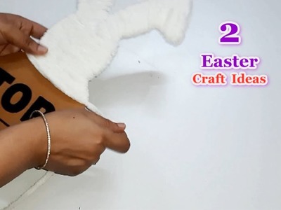 DIY 2 Easy Easter decoration idea with simple materials| DIY Affordable Easter craft idea????37