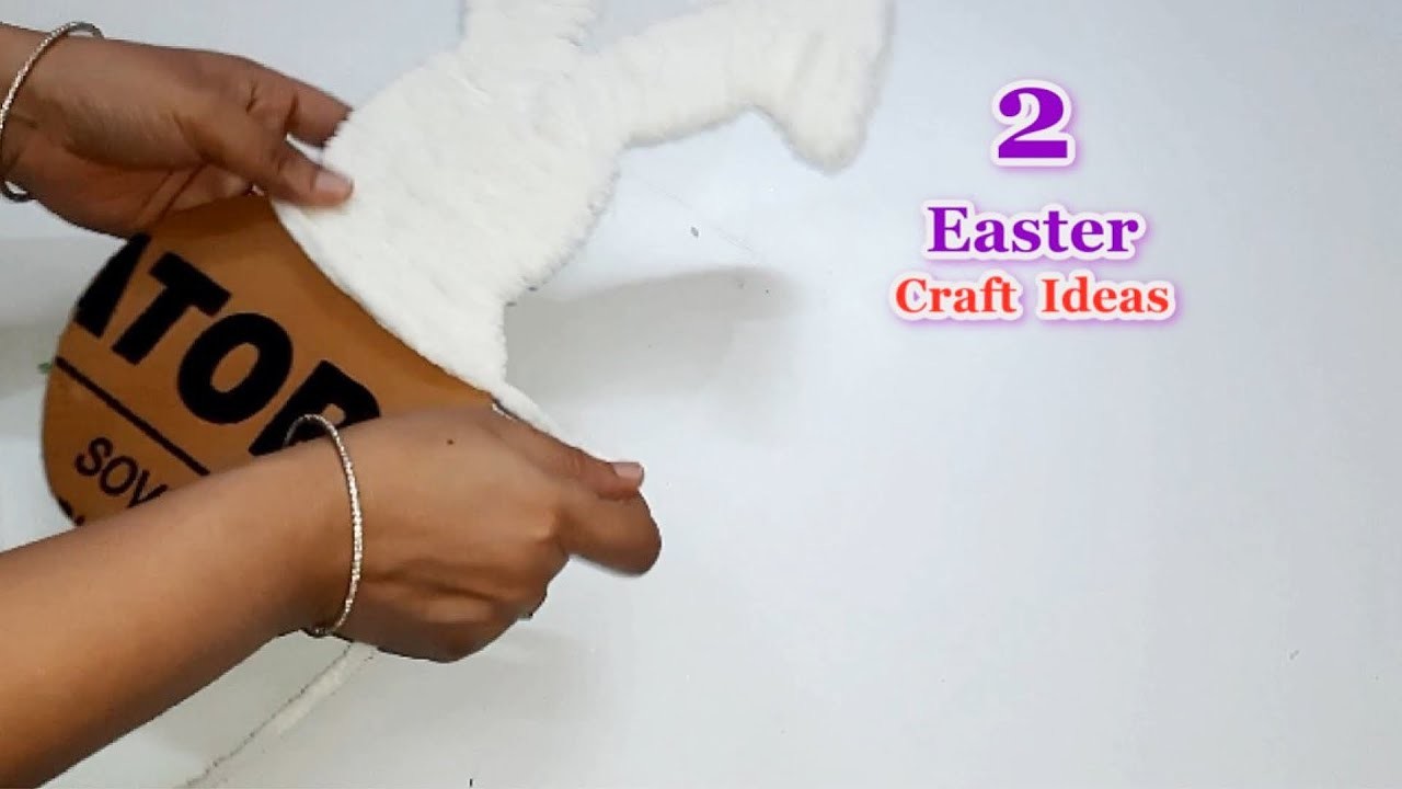 DIY 2 Easy Easter decoration idea with simple materials| DIY Affordable Easter craft idea????37