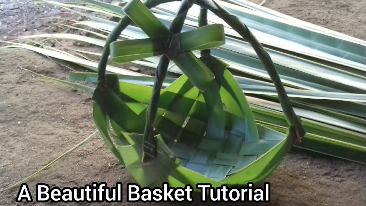 DIY Coconut Leaf Basket: Easy and Beautiful Coconut Leaf Craft