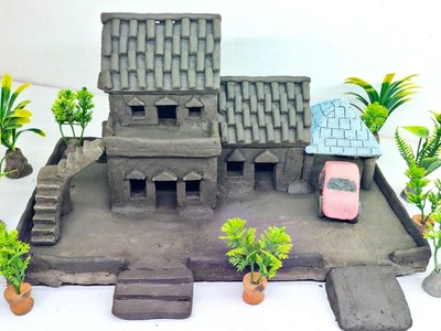 DIY How to make polymer clay miniature House