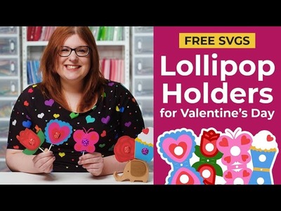 DIY Lollipop Holders ???? Cricut Valentine Ideas