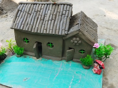 DIY village style Clay Doll house