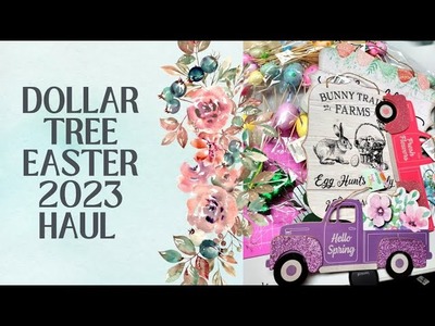 Dollar Tree Easter 2023 Craft and Wreath Supplies Haul @stillwaterswreathdesigns