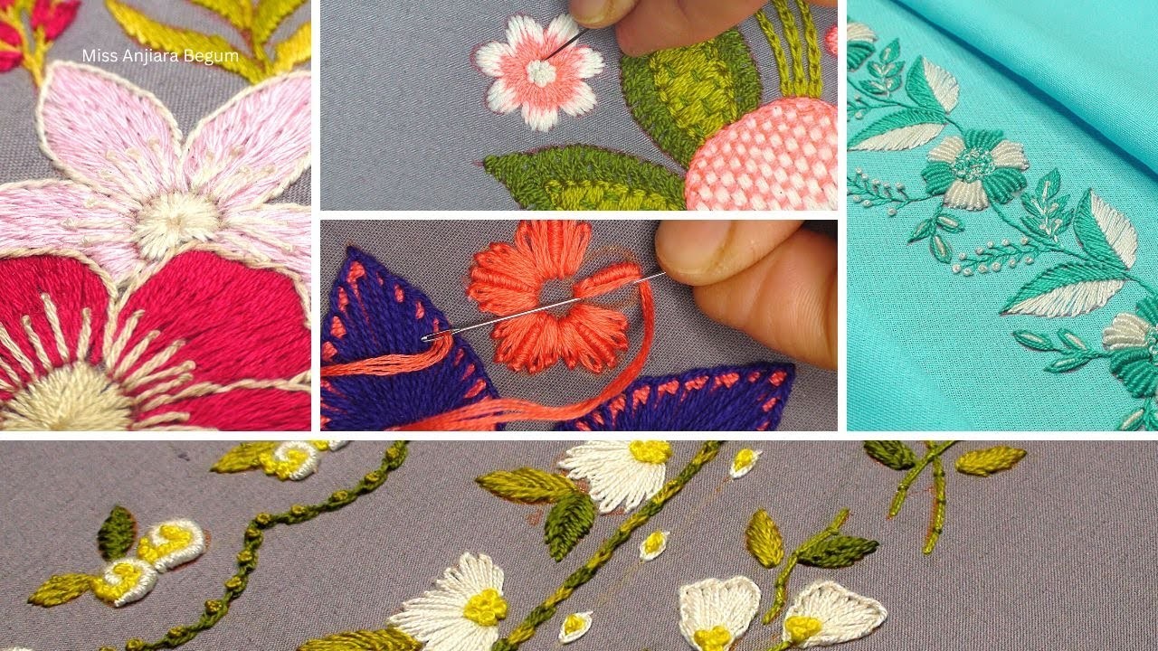 "Get Started with Hand Embroidery: 7 Designs for Beginners"