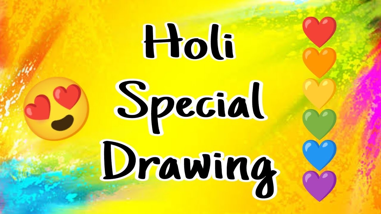 Holi Special Drawing. Holi Drawing. Mandala Art