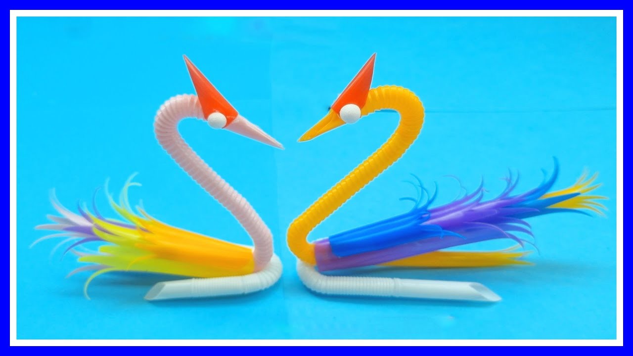 How I made a swan out of straws || Anh Tam Creative