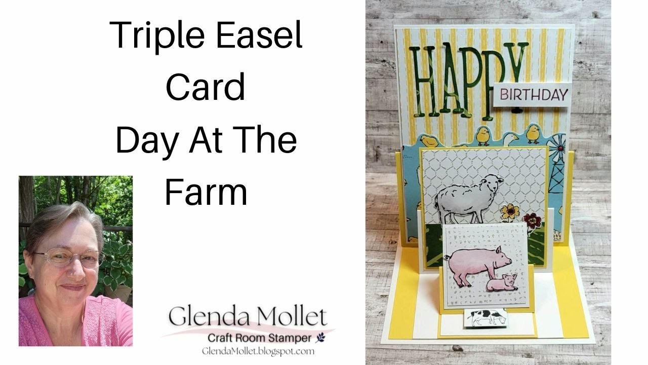 How To Create A Triple Easel Card With A Full Card Base