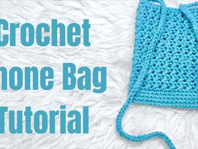 How to crochet a SMALL PHONE BAG - Super easy STEP BY STEP beginner friendly tutorial by RadCrochet