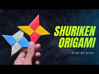 How To Make a Paper Ninja Star (Shuriken) - Step by Step Tutorial Origami
