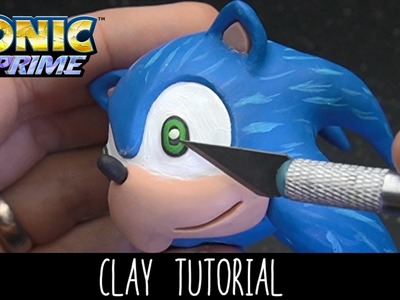 How to Make a Sonic Sculpture from Sonic Prime with Polymer Clay #sonicthehedgehog #clayart