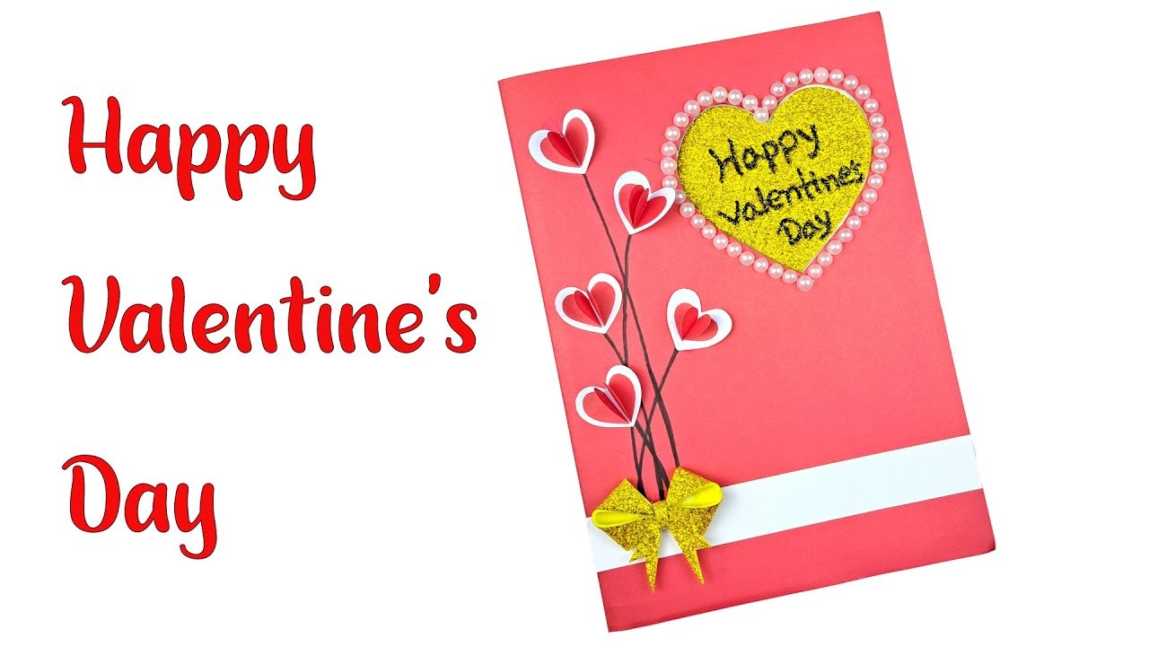 How to Make Happy Valentines Day Card.DIY Valentine Cards.Easy Crafts