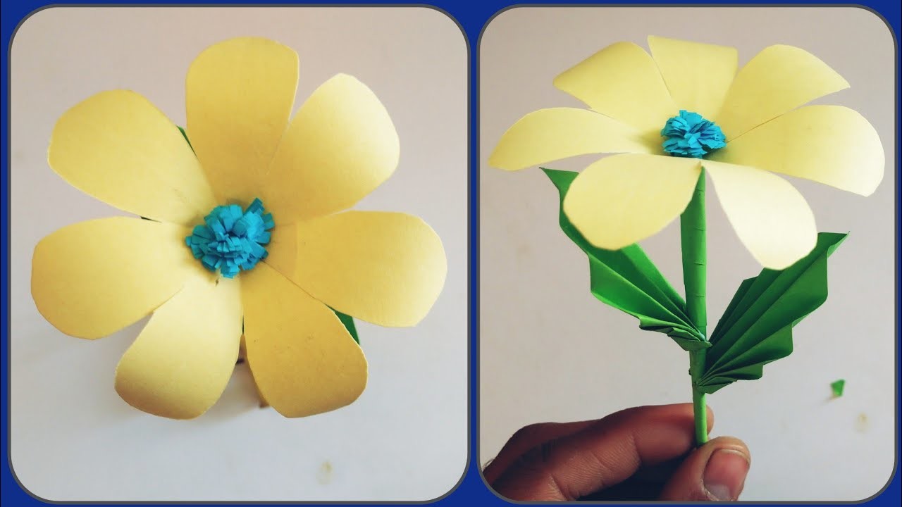 How to make Jasmine flowers from paper || Jasmine flowers making with paper|| Easy paper Crafts