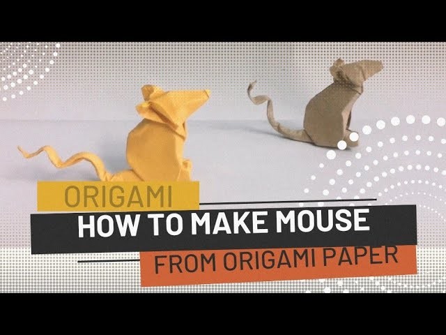 HOW TO MAKE ORIGAMI MOUSE | TUTORIAL ORIGAMI MOUSE | IMEGARU ORICRAFT