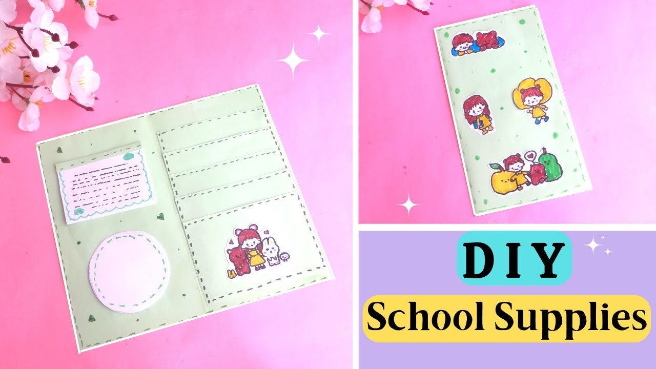 How to Make School Supplies at Home || Cute Crafts for Back to School || Bhida Art And Craft