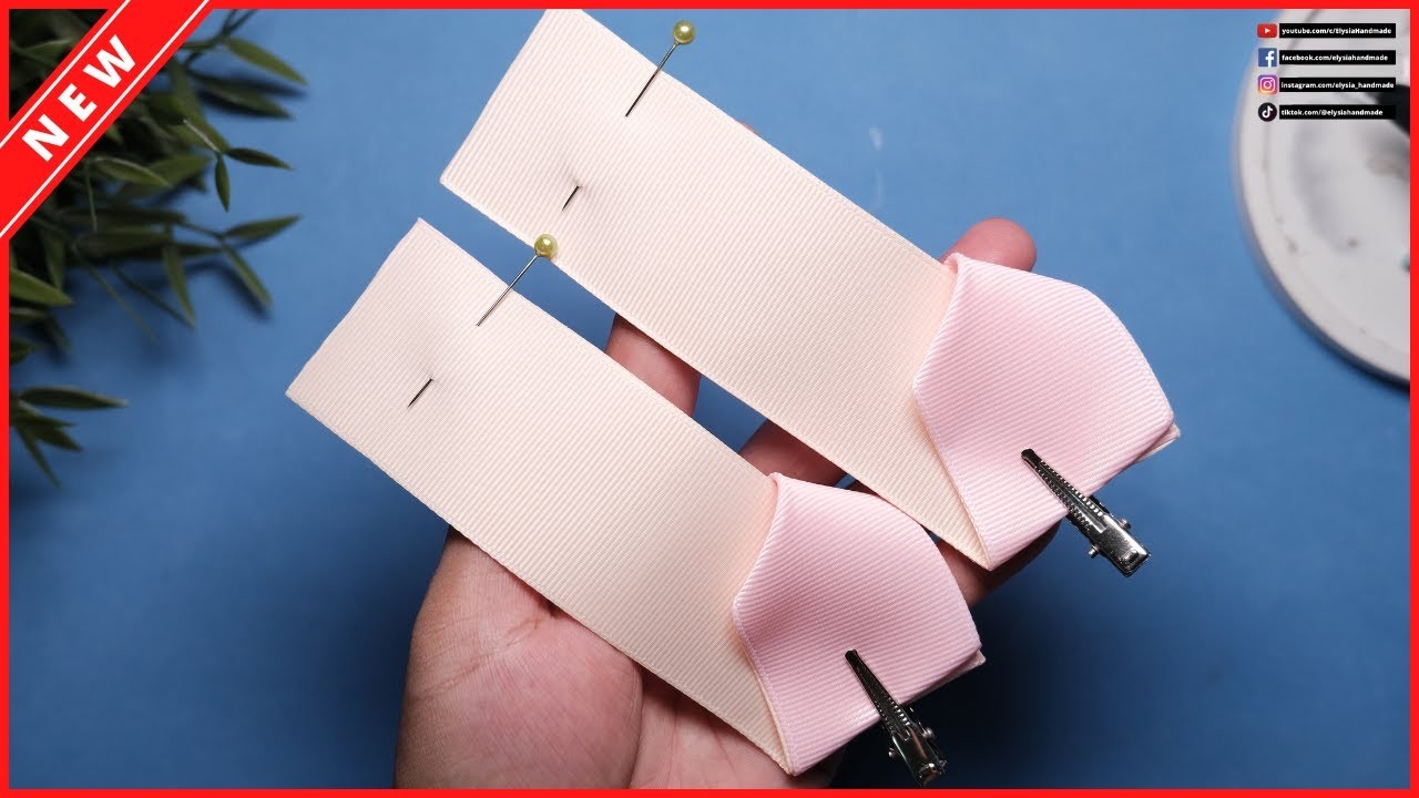 How to make the easiest, fastest and super beautiful ribbon bow