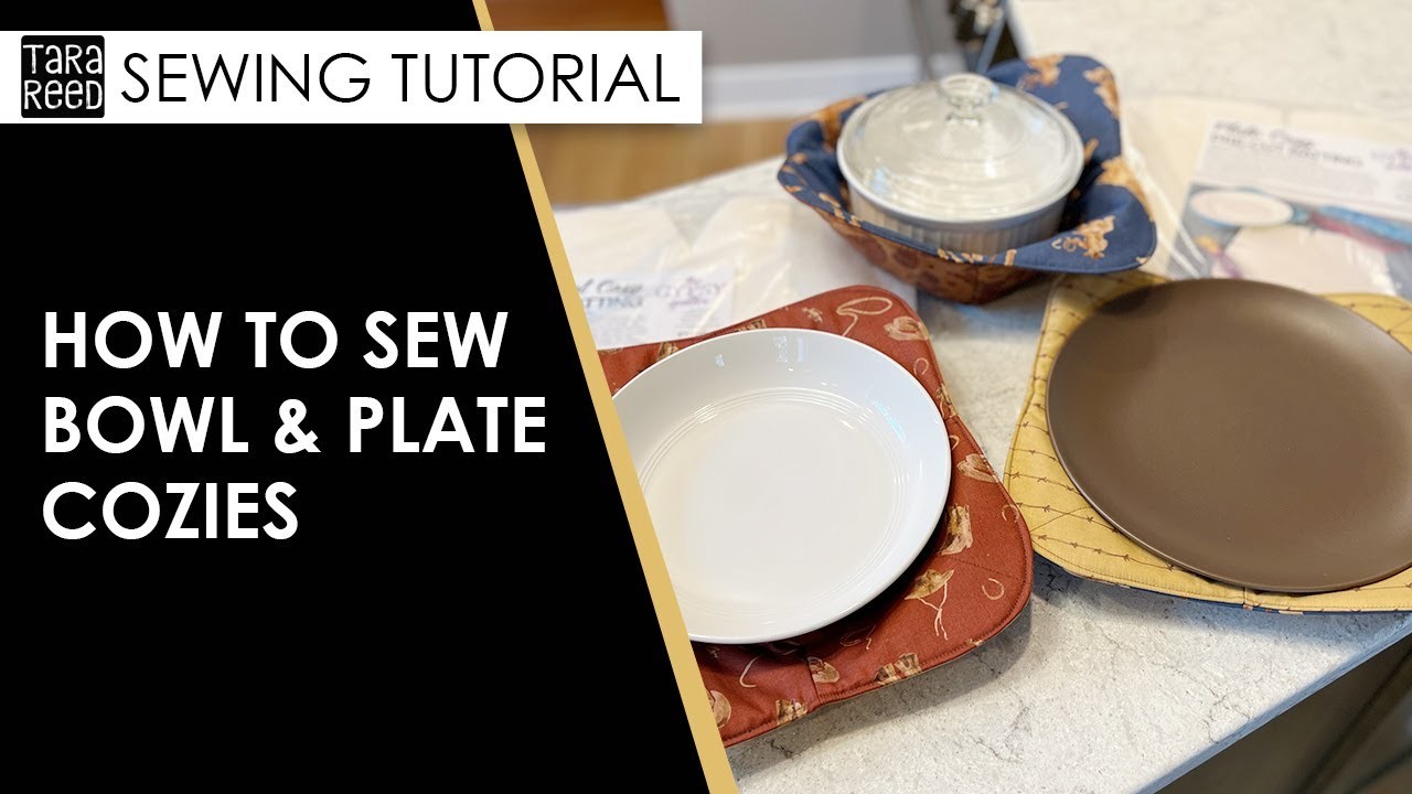 ???? ????  How to Sew Fast & Easy Bowl and Plate Cozies