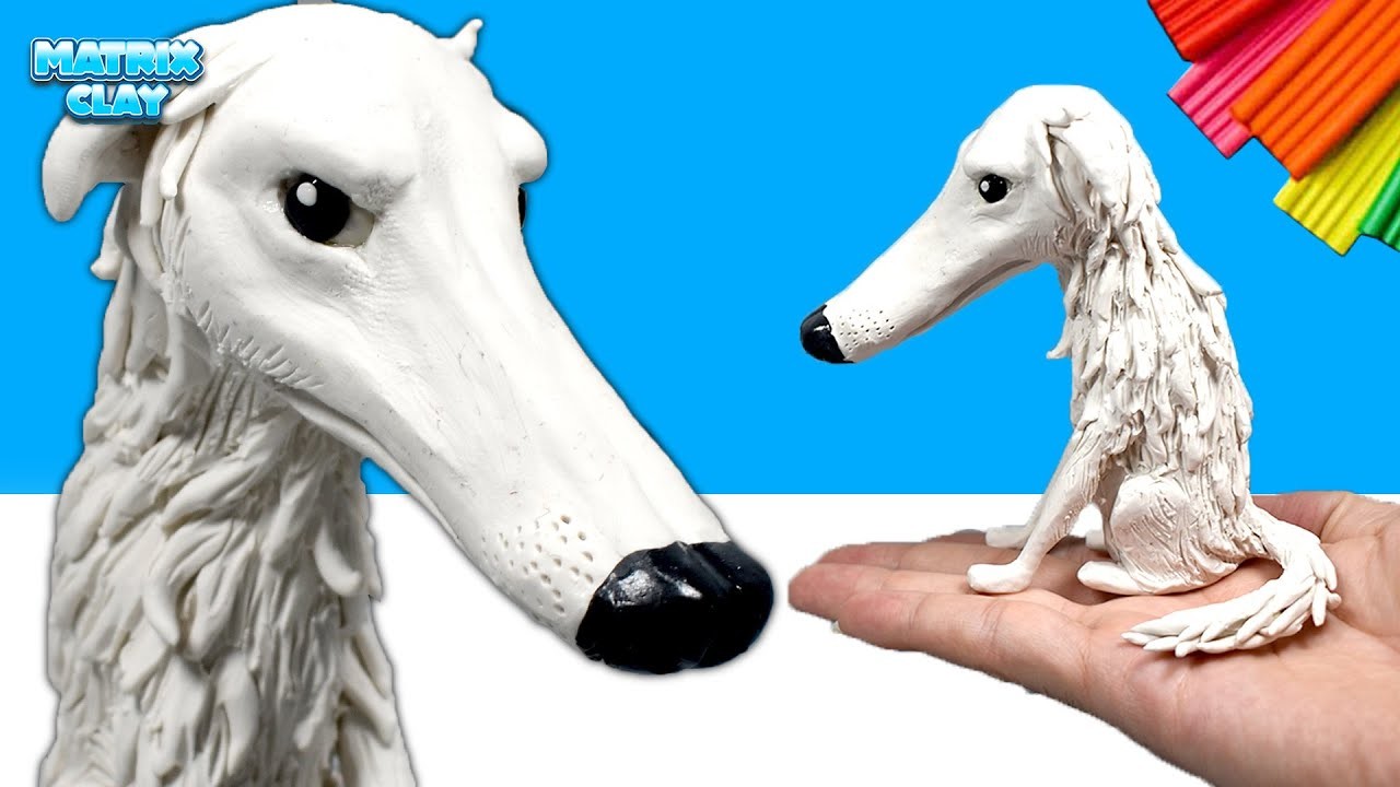 Let me do it for you Borzoi Dog ???? Polymer Clay ► Matrix Clay Tutorial