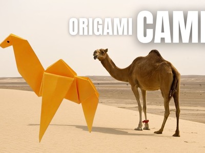 Make a Camel Origami with Love: Tutorial and Decoration Ideas