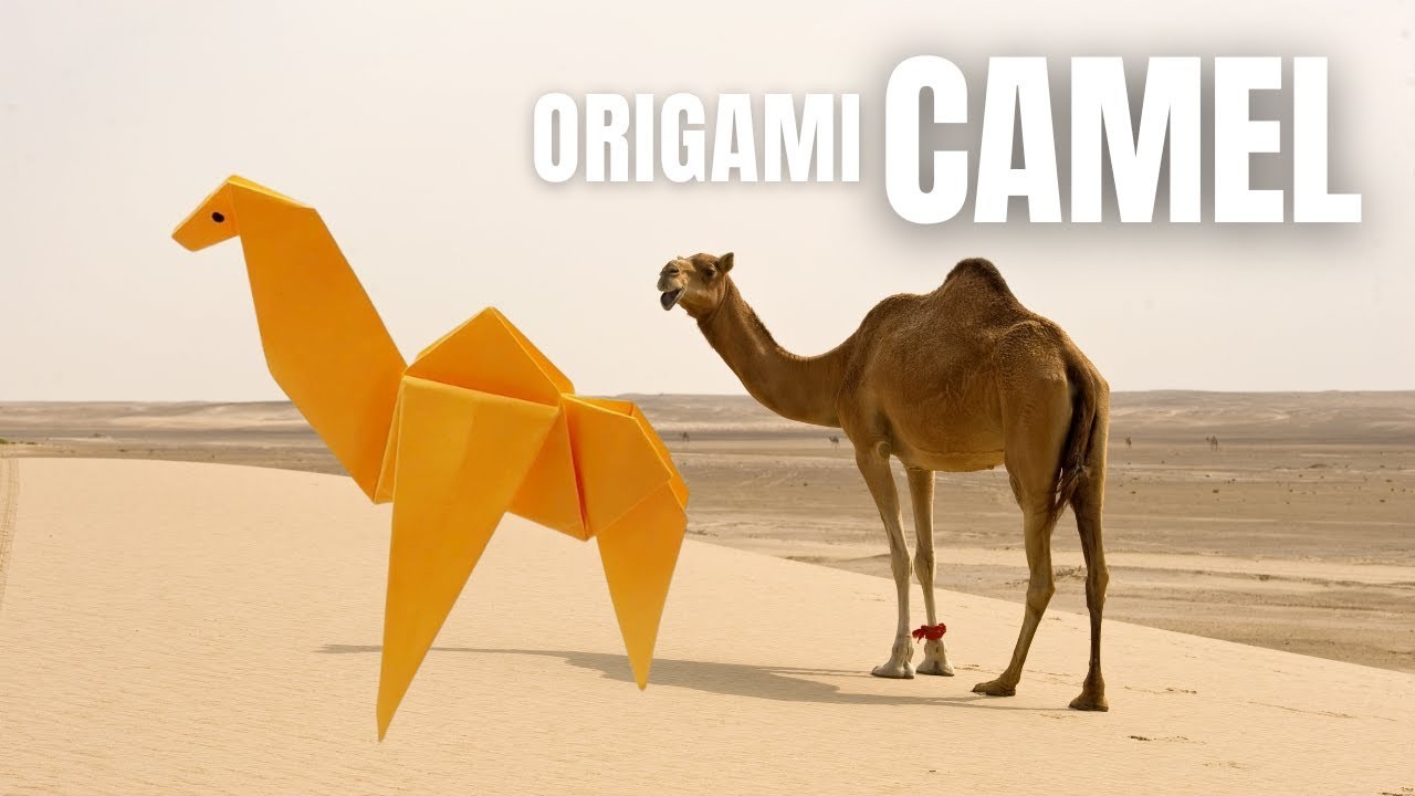 Make a Camel Origami with Love: Tutorial and Decoration Ideas