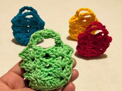 Mini borsetta all'uncinetto. mini bag crochet