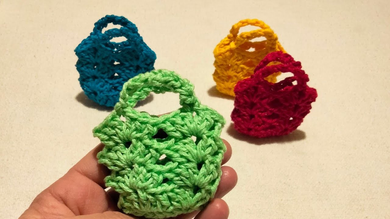 Mini borsetta all'uncinetto. mini bag crochet