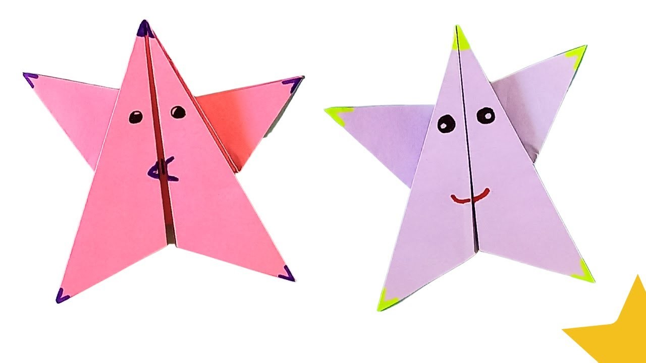Origami star paper | mini origami stars | How to Make  Star for your Christmas Decoration | paper