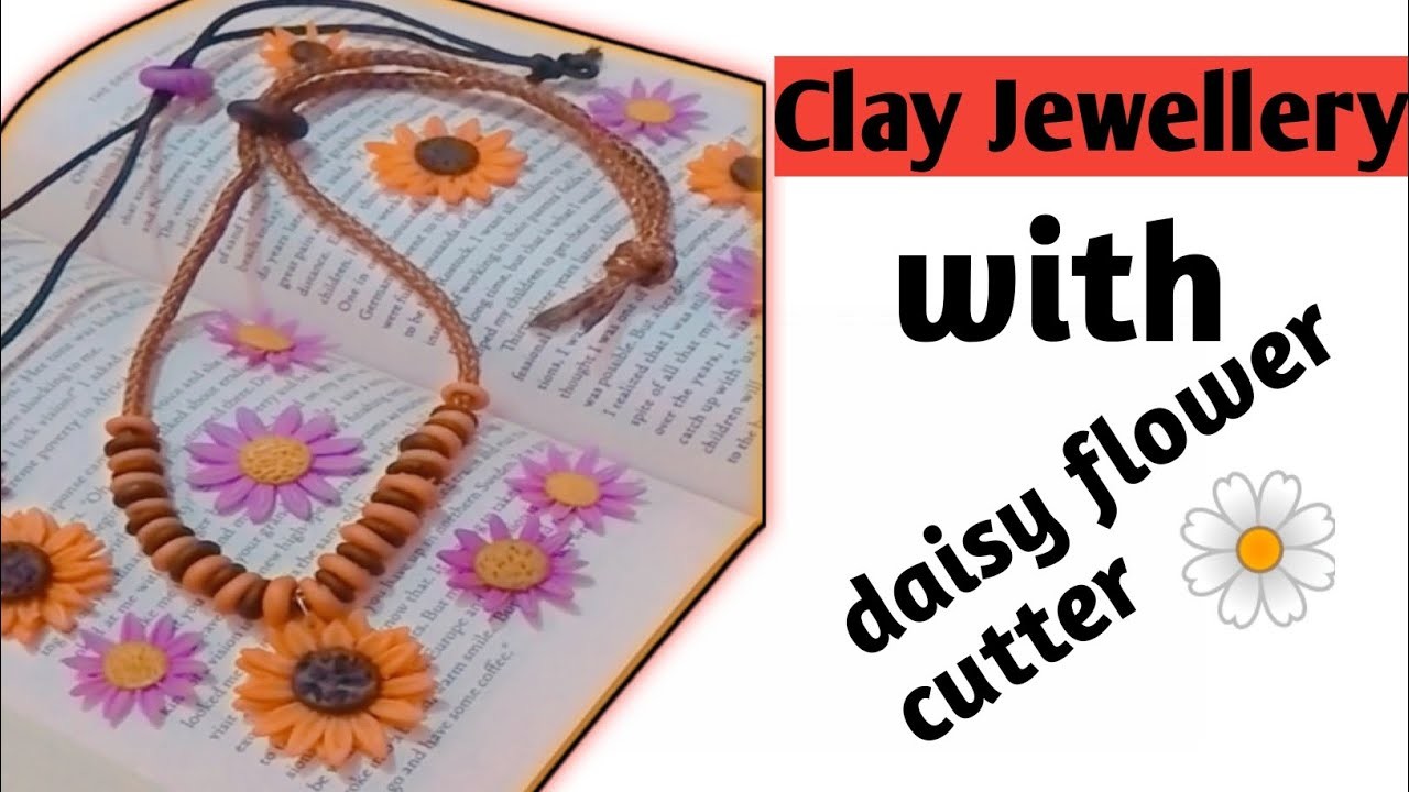 Polymer clay daisy flower tutorial || clay jewellery || making so easy || FK Arts & Craft