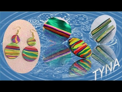 Polymer Clay Earrings * TYNA * DIY Easy Polymer Clay Tutorial