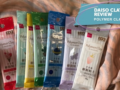 Polymer Clay Review: Daiso Polymer Clay Brand