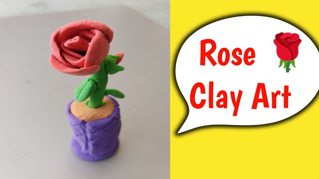 Rose ????????Clay Art