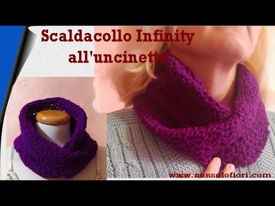 Scaldacollo Infinity all'uncinetto #scaldacollouncinetto #crochetneckwarmer #scaldacolloinfinity