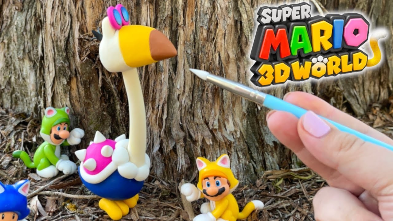 Sculpting a Conkdor from Super Mario 3D World | Polymer Clay