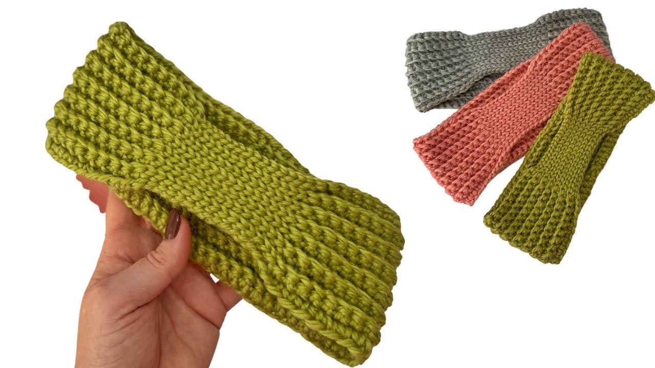 SIMPLE crochet headband in 1 HOUR