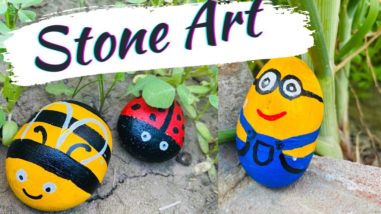 Stone Art | DIY Craft ideas | Stone Painting
