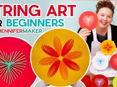 String Art for Beginners - Step-by-Step - No Nails Needed!