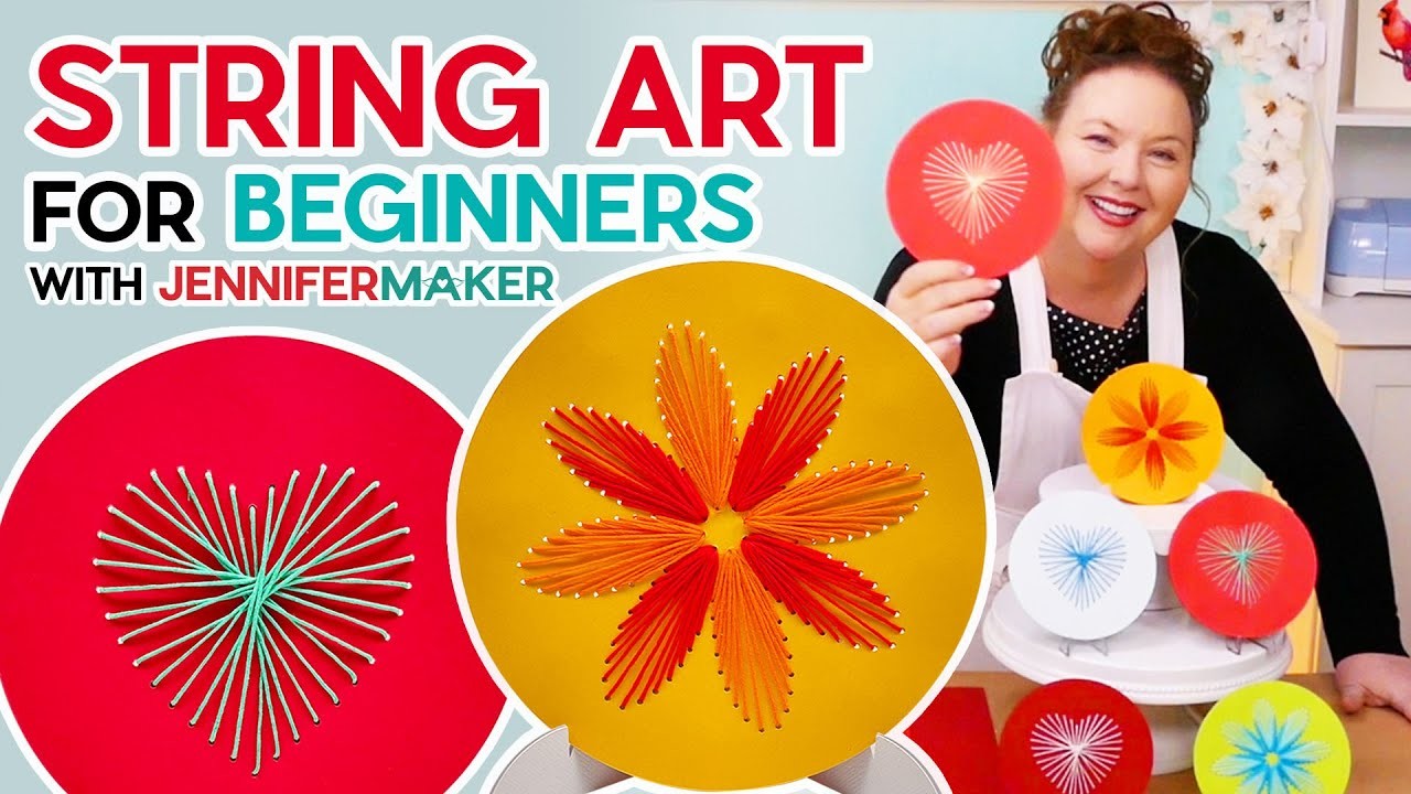 String Art for Beginners - Step-by-Step - No Nails Needed!