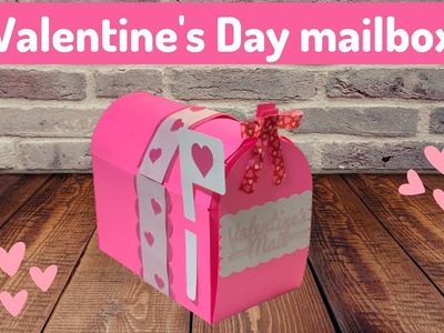 Valentine's Day MAILBOX Tutorial #valentine #valentines #cricut #diy #diycrafts #cricutmade