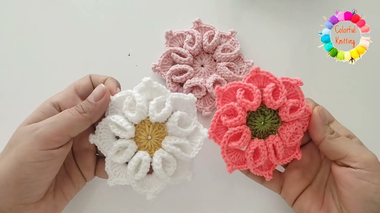 ❤️Very nice and Easy flower Crochet ????????