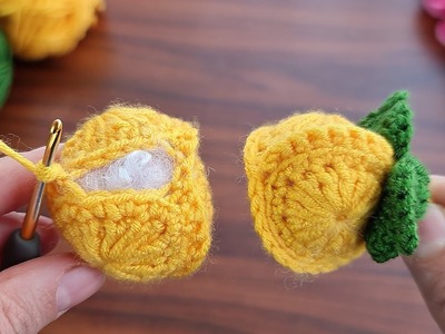 Wow !! Super easy, very useful crochet keychain ,pincushion. sell and give as a gift.????