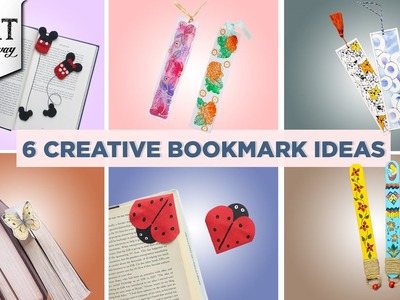 6 Creative Bookmark Ideas | How To Make A Bookmark | Handmade | Easy Paper Crafts | @VENTUNOART