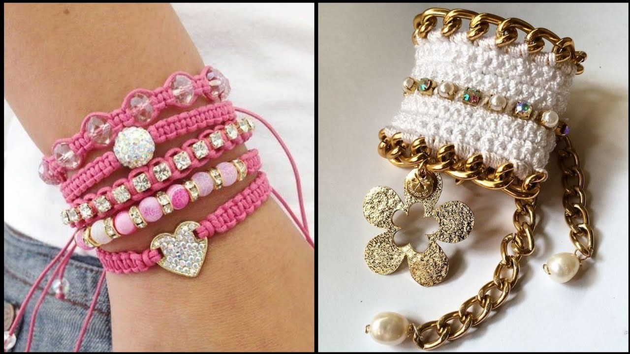 Aesthetic crochet bracelet free patterns collection and ideas????????