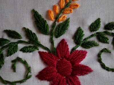 All Over hand embroidery tutorial stitch. 