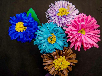 Beautiful Paper Stick | Gift Flower | Easy Room Decoration Ideas | Paper craft | Easy DIY Crafts