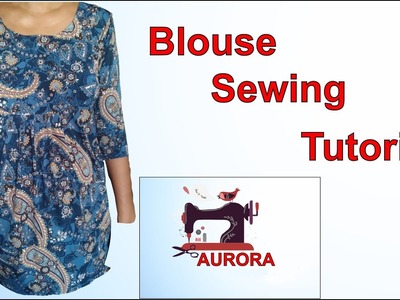 Blouse cutting and stitching in Sinhala - How to sew a blouse - Blouse sewing tutorial