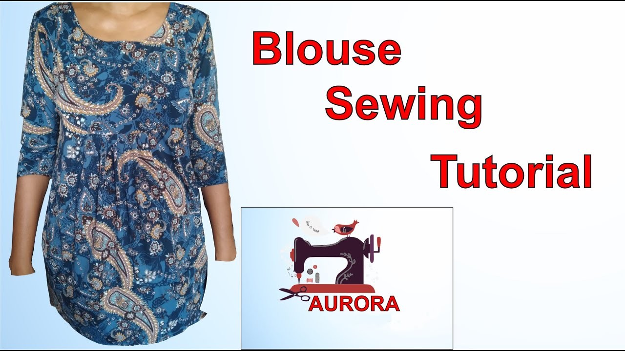 Blouse cutting and stitching in Sinhala - How to sew a blouse - Blouse sewing tutorial