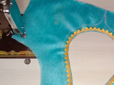 Blouse Design | Blouse Designs | Cutting And Stitching Back Neck Blouse | Rekha Designer