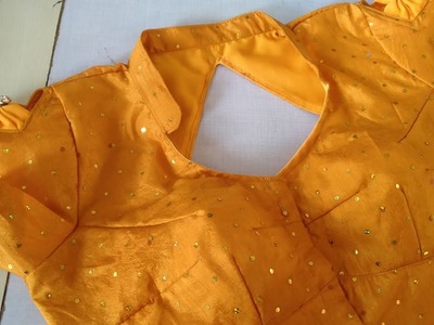 Collar designer blouse cutting & stitching full tutorial~40"size~4 tucks blouse #maalti_sewing_tutor