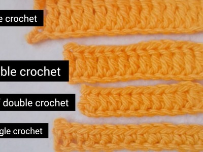 Crochet for beginners.single crochet.dc. and another stitches #crochet #crochet for beginners