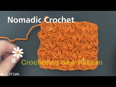 Crocheting Pattern for blanket, bag.  | Tutorial | Nomadic Crochet #howtocrochet #crochetbeginners
