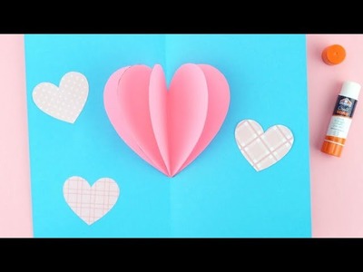 Diy Heart Rainbow Card Heart Magic Card Heart message Love u